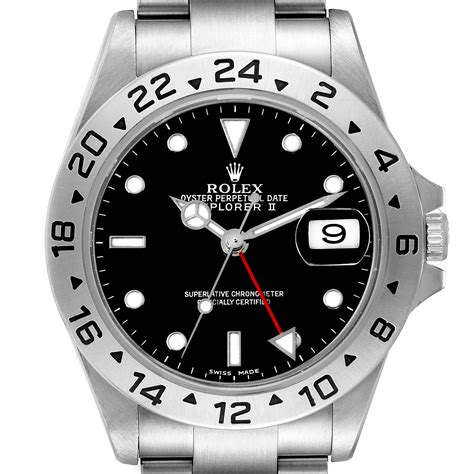 rolex mens watch ss explorer ll|rolex explorer ii.